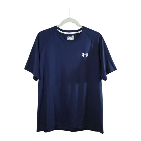Under Armour HeatGear Tech Short Sleeve Loose Fit T-shirt Workout Men's L - Picture 3 of 7